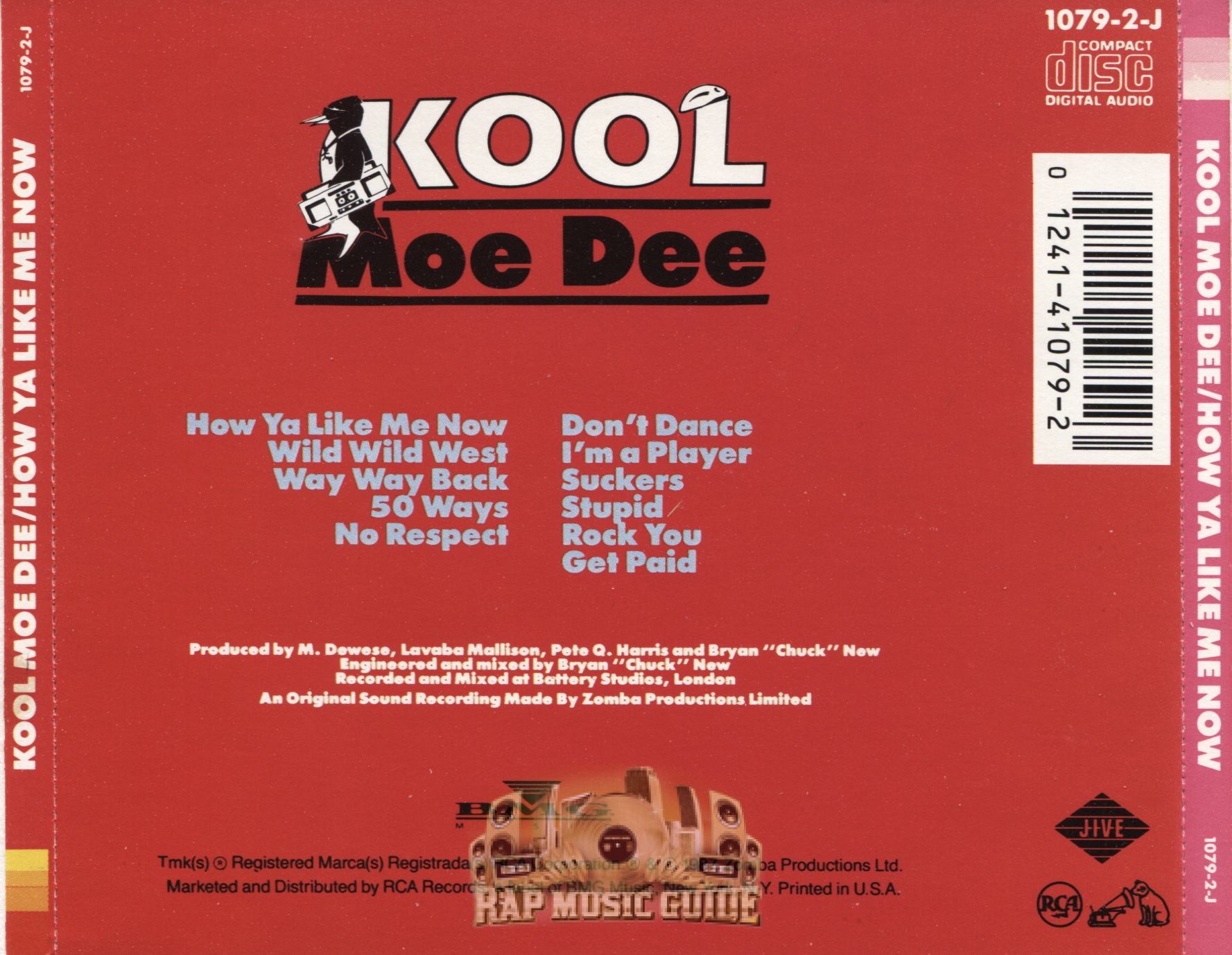 Kool Moe Dee - How Ya Like Me Now: CD | Rap Music Guide